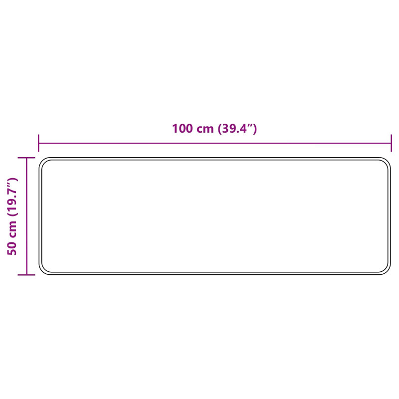 Chodnik dywanowy MARSA Wielokolorowe 50 x 100 cm