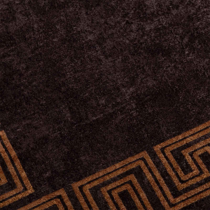 Chodnik dywanowy MARSA Czarny 50 x 400 cm Poliester i PVC