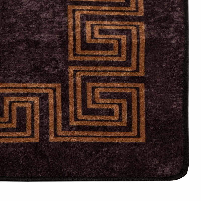 Chodnik dywanowy MARSA Czarny 50 x 450 cm Poliester i PVC