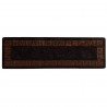 Chodnik dywanowy MARSA Czarny 80 x 250 cm Poliester i PVC