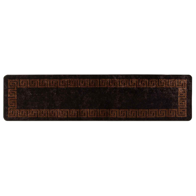 Chodnik dywanowy MARSA Czarny 100 x 450 cm Poliester i PVC