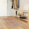 Chodnik dywanowy MARSA Biały 50 x 200 cm Poliester i PVC