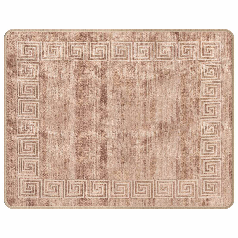 Chodnik dywanowy MARSA Biały 80 x 100 cm Poliester i PVC