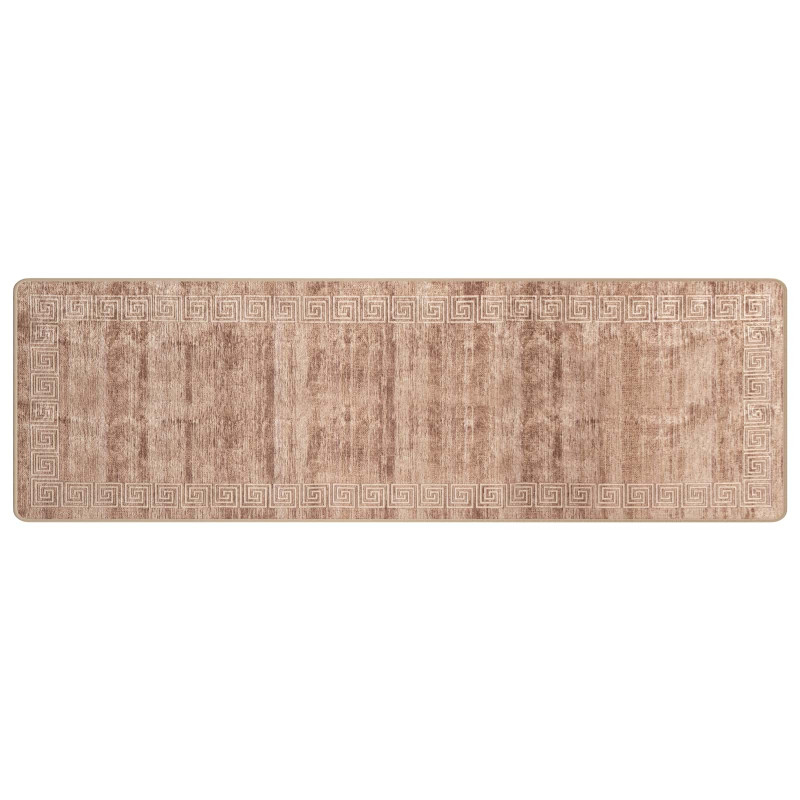 Chodnik dywanowy MARSA Biały 80 x 250 cm Poliester i PVC