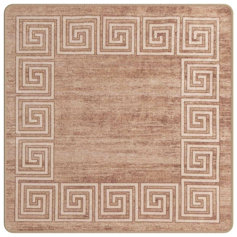 Chodnik dywanowy MARSA Biały 100 x 100 cm Poliester i PVC