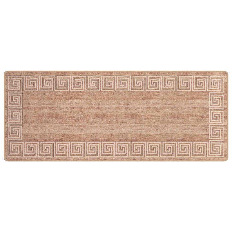 Chodnik dywanowy MARSA Biały 100 x 250 cm Poliester i PVC