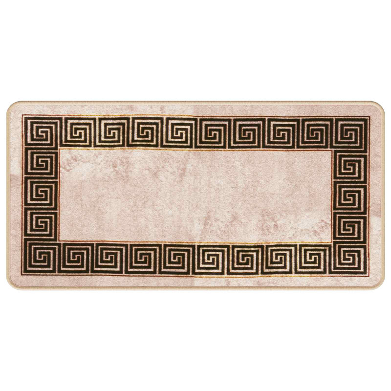Chodnik dywanowy MARSA Czarny 50 x 100 cm Poliester i PVC