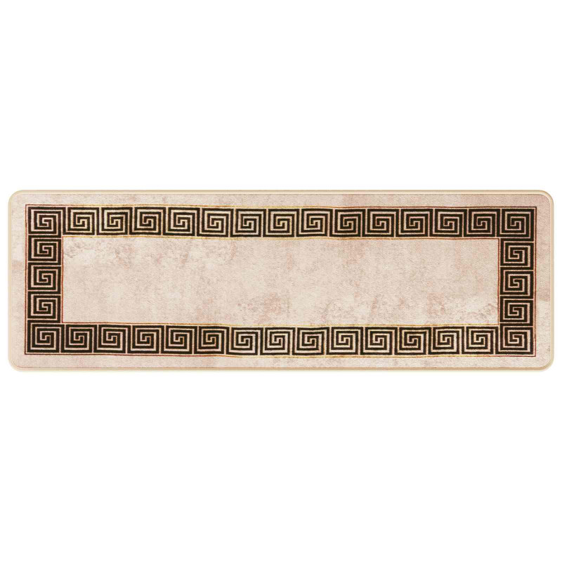 Chodnik dywanowy MARSA Czarny 50 x 150 cm Poliester i PVC