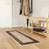 Chodnik dywanowy MARSA Czarny 50 x 200 cm Poliester i PVC