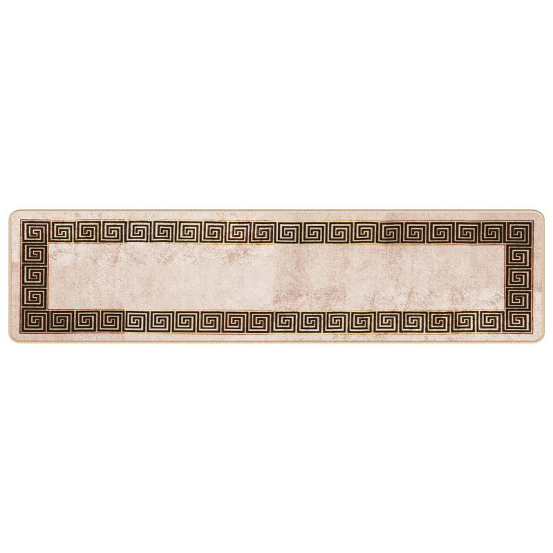Chodnik dywanowy MARSA Czarny 50 x 200 cm Poliester i PVC