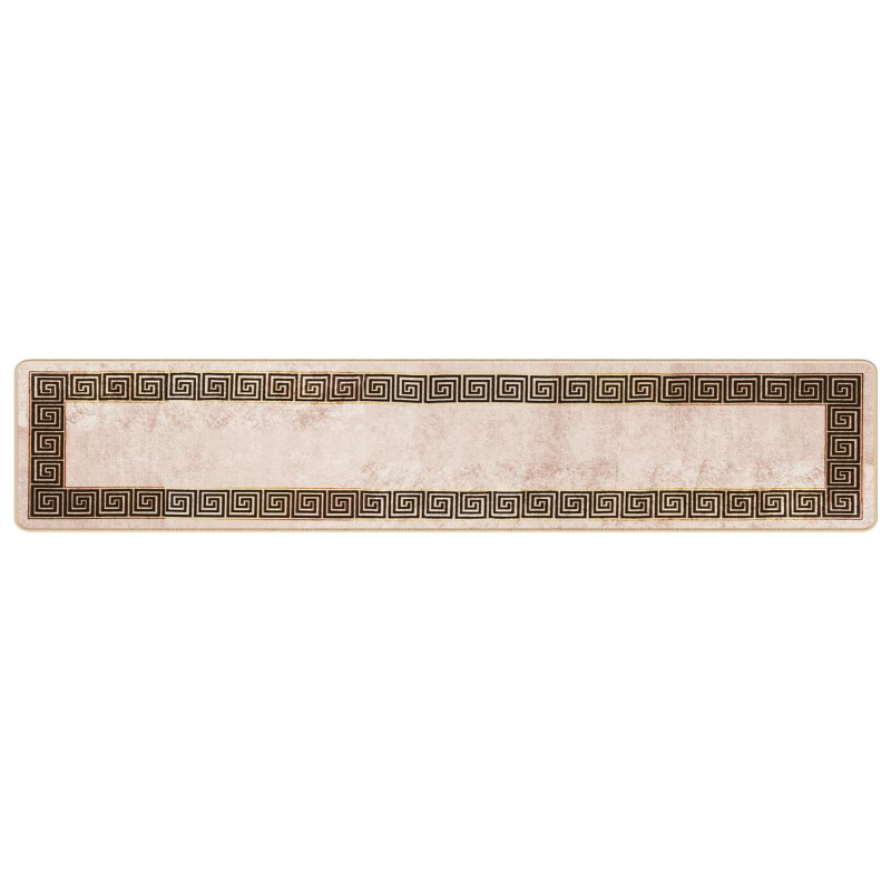 Chodnik dywanowy MARSA Czarny 50 x 250 cm Poliester i PVC