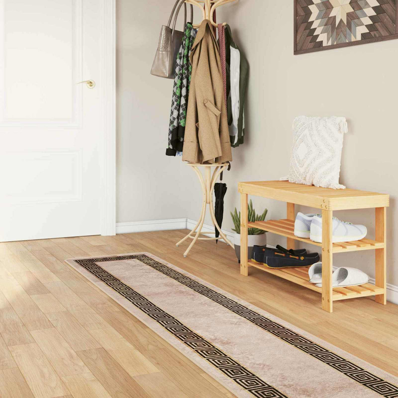 Chodnik dywanowy MARSA Czarny 50 x 300 cm Poliester i PVC