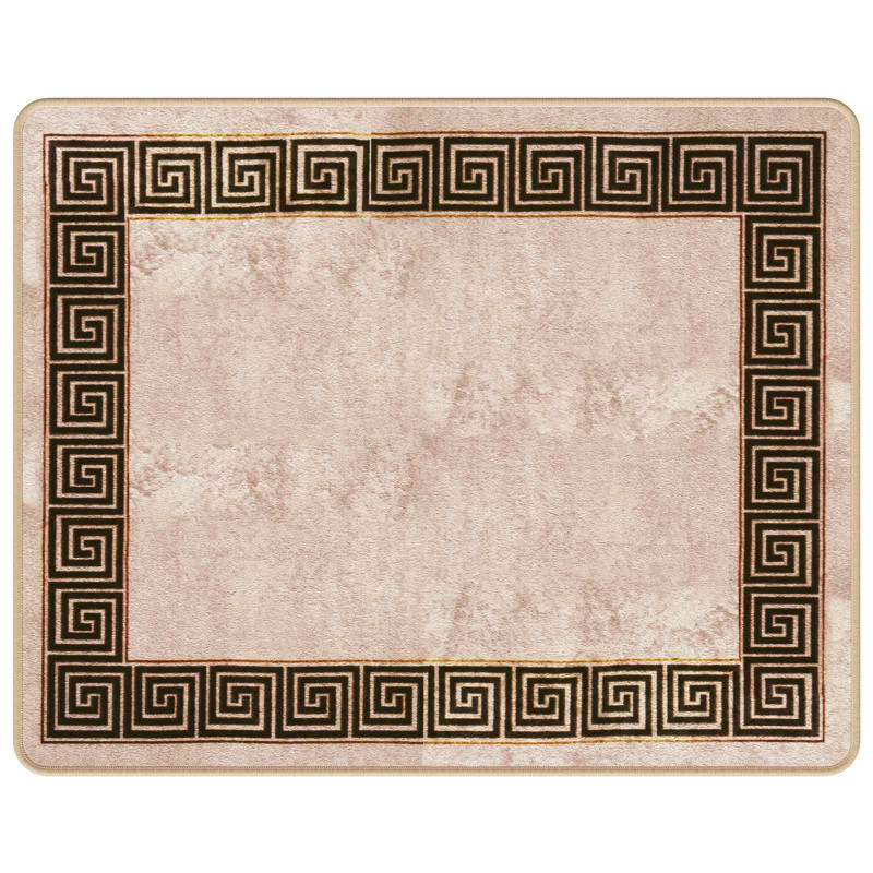 Chodnik dywanowy MARSA Czarny 80 x 100 cm Poliester i PVC