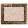 Chodnik dywanowy MARSA Czarny 80 x 100 cm Poliester i PVC