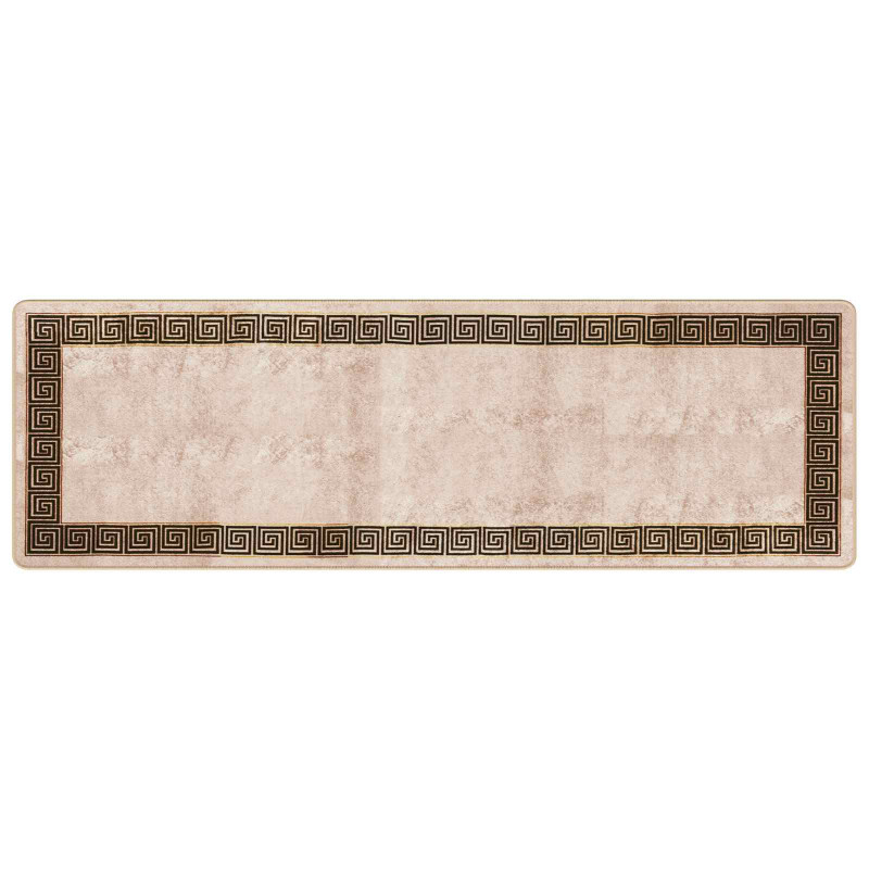 Chodnik dywanowy MARSA Czarny 80 x 250 cm Poliester i PVC