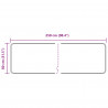 Chodnik dywanowy MARSA Czarny 80 x 250 cm Poliester i PVC