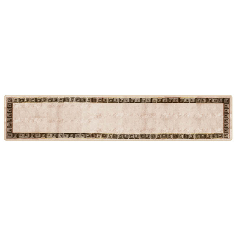 Chodnik dywanowy MARSA Czarny 80 x 400 cm Poliester i PVC