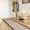 Chodnik dywanowy MARSA Czarny 80 x 450 cm Poliester i PVC