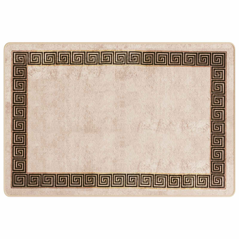 Chodnik dywanowy MARSA Czarny 100 x 150 cm Poliester i PVC