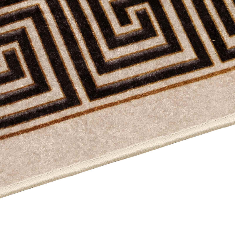 Chodnik dywanowy MARSA Czarny 100 x 200 cm Poliester i PVC
