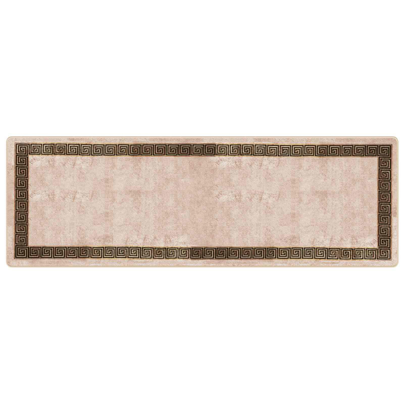 Chodnik dywanowy MARSA Czarny 100 x 300 cm Poliester i PVC