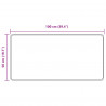 Chodnik dywanowy MARSA Szary 50 x 100 cm Poliester i PVC