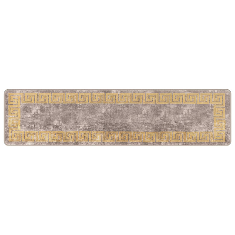 Chodnik dywanowy MARSA Szary 50 x 200 cm Poliester i PVC