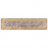 Chodnik dywanowy MARSA Szary 50 x 200 cm Poliester i PVC