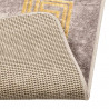 Chodnik dywanowy MARSA Szary 50 x 200 cm Poliester i PVC