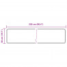Chodnik dywanowy MARSA Szary 50 x 250 cm Poliester i PVC