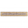 Chodnik dywanowy MARSA Szary 50 x 300 cm Poliester i PVC