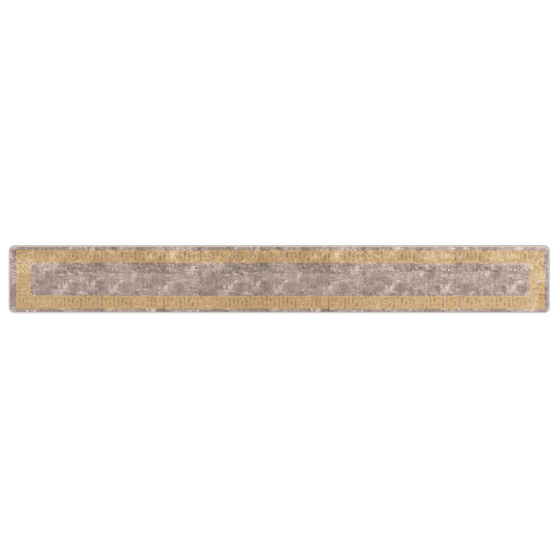 Chodnik dywanowy MARSA Szary 50 x 400 cm Poliester i PVC