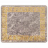 Chodnik dywanowy MARSA Szary 80 x 100 cm Poliester i PVC