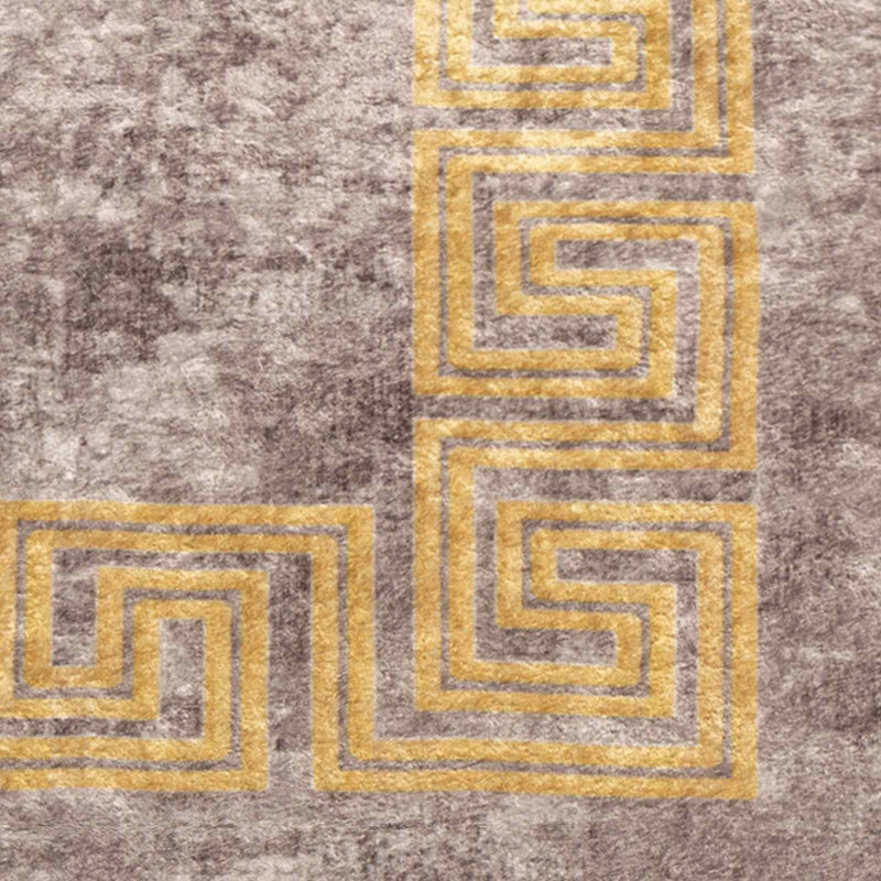 Chodnik dywanowy MARSA Szary 80 x 100 cm Poliester i PVC