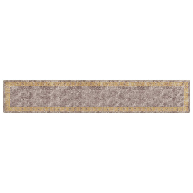 Chodnik dywanowy MARSA Szary 80 x 450 cm Poliester i PVC