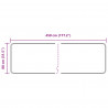 Chodnik dywanowy MARSA Szary 80 x 450 cm Poliester i PVC