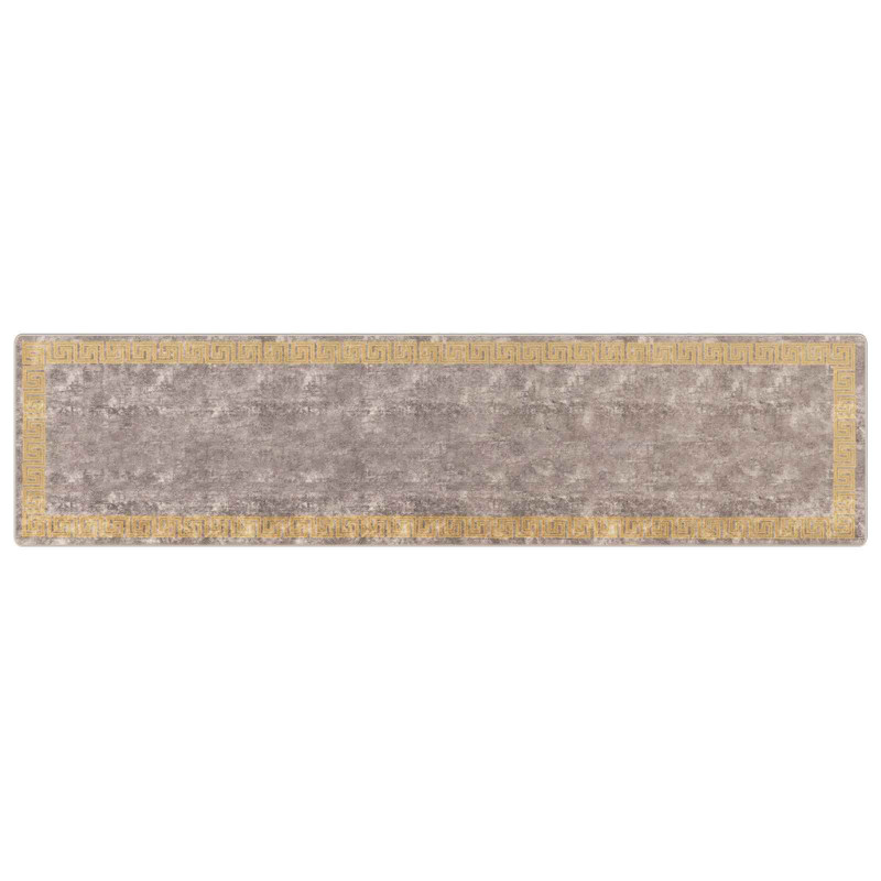 Chodnik dywanowy MARSA Szary 100 x 400 cm Poliester i PVC