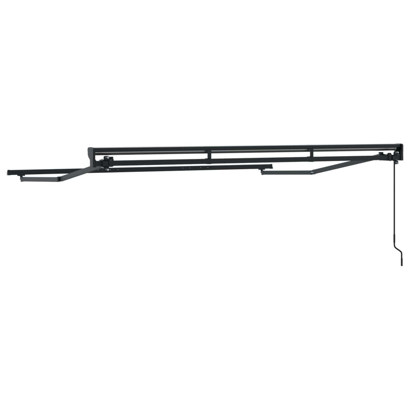 Rama manualnej markizy Z regulacją Antracyt 3,5 x 2 m Stal