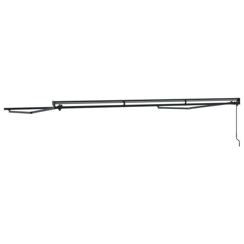 Rama manualnej markizy Z regulacją Antracyt 4,5 × 3,5 m Stal