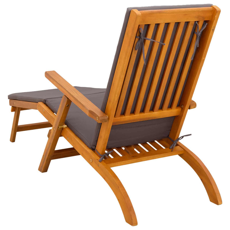 Leżak z funkcją pochylania i składania 55 x 146 x 91 cm