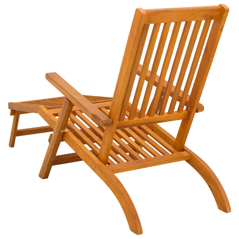 Leżak z funkcją pochylania i składania 2 pcs 55 x 146 x 91 cm