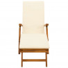 Leżak z funkcją pochylania i składania 2 pcs 55 x 146 x 91 cm