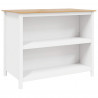Wyspy Kuchenne HILL Biały 112 x 66 x 90 cm Lite drewno sosnowe