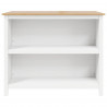Wyspy Kuchenne HILL Biały 112 x 66 x 90 cm Lite drewno sosnowe