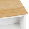 Wyspy Kuchenne HILL Biały 112 x 66 x 90 cm Lite drewno sosnowe