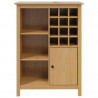 Szafka na wino HILL Miodowy brąz 79.5 x 40 x 107.5 cm
