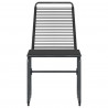 Krzesła ogrodowe 2 pcs Czarny 48 x 55 x 89,5 cm rattan