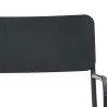 Krzesła ogrodowe 2 pcs Antracyt 51 x 55 x 81 cm Stal