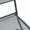 Krzesła ogrodowe 2 pcs Antracyt 52,5 x 46 x 82 cm Żelazo