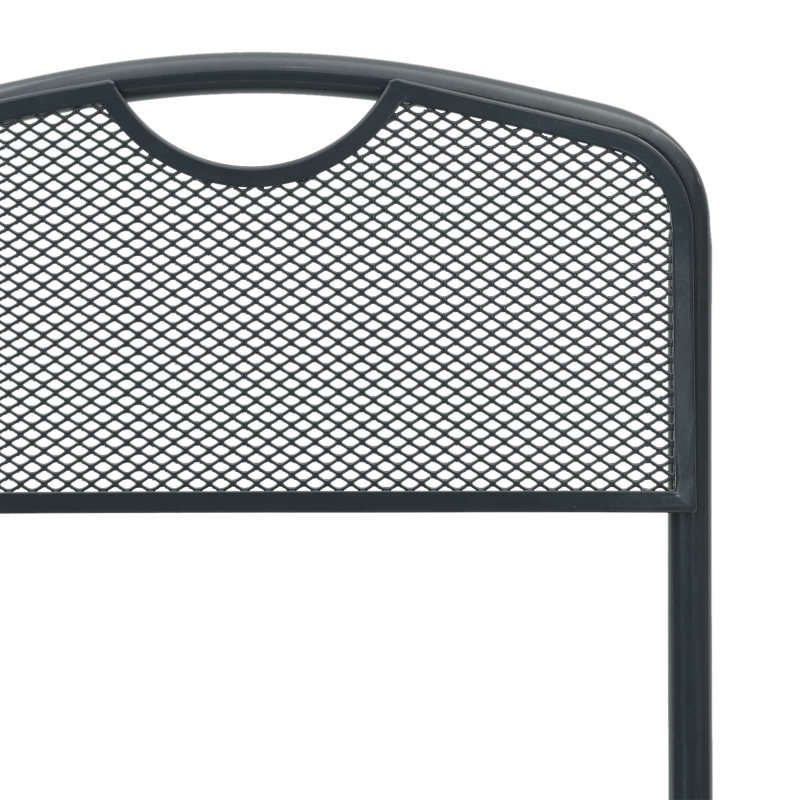 Krzesła ogrodowe 2 pcs Antracyt 52,5 x 46 x 82 cm Żelazo